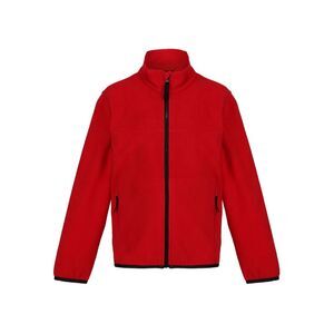 Regjun Boys Microfleece Full Zip Fleece Jacket / Classic Red/Black